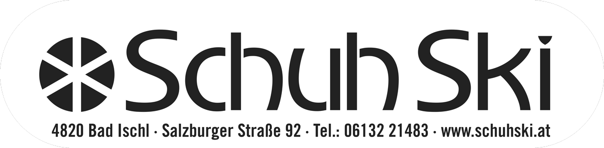 SchuhSki Logo mit Anschrift